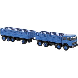 Brekina HO 58531 Brekina Fiat 691 lastbil med anhnger bl 58531. rgang 1970