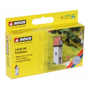Noch HO 14340 Trafohus 2,4 x 2,2 cm, 9,3 cm høj