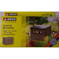 Noch HO 14344 bi hus 4,7 x 3,0 cm 3,5 cm h&oslash;j