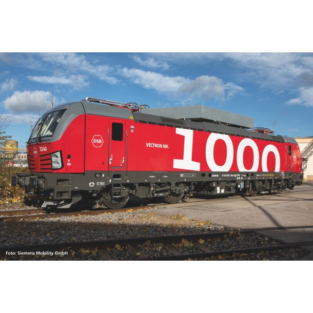Piko HO 59737 DSB E-Lok Vectron NR. 1.000 driftnummer 3240 digital DCC Sound j�vnstr�m. Nyhed 2022