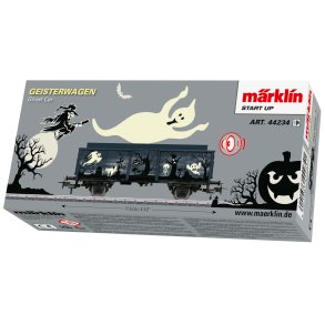 Mrklin 44234 Geisterwagen - Glow in the Dark med Batteridrevet lydmodul med spgelseshyl. 