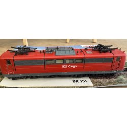 M�rklin 29645 brugt togs�t fra starts�t E-Lok BR 151 med 5 DB cargo godsvogne