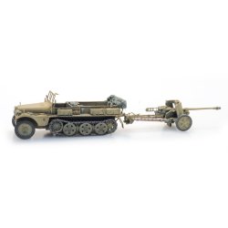Artitec HO 6870490 Sd.Kfz. 10 + PAK 38, Afrika. F�rdig model