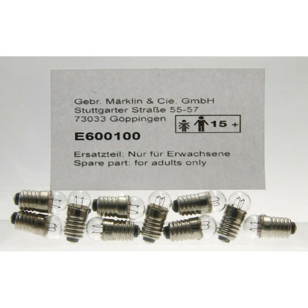 Mrklin E600100 gldepre 19 V prisen er for et stk.