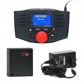 Mrklin 60657,60116,66360 st med mobil station 2 og strmforsyning samt tilslutningsboks