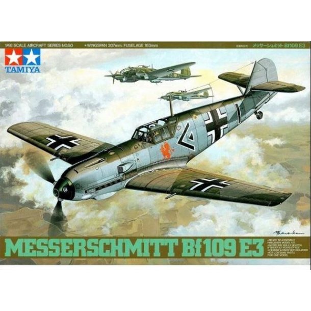 Tamiya 61050 Messerschmitt Bf 109E-3 Scala 1:48 byggest