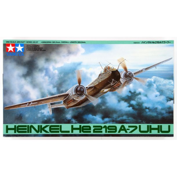 Tamiya 61057 HEINKEL He219 A-7 UHU Scala 1:48 byggest