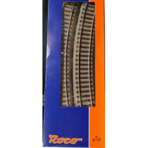 Roco HO 61123 GeoLine bue skinne R3 = 434,5 mm/30�