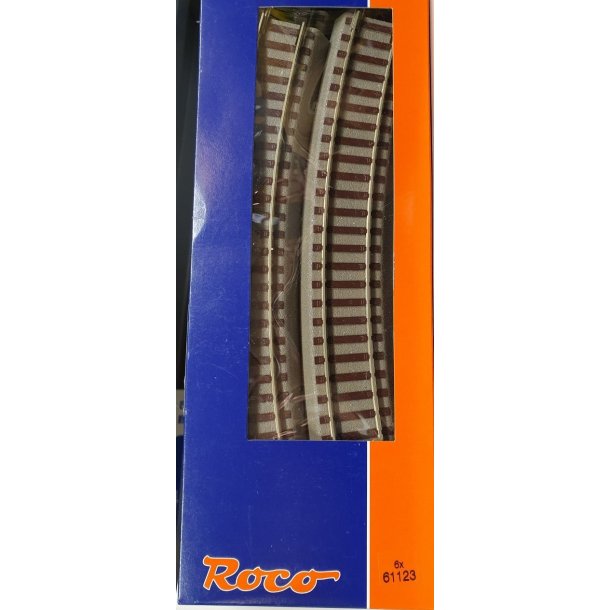 Roco HO 61123 GeoLine bue skinne R3 = 434,5 mm/30�