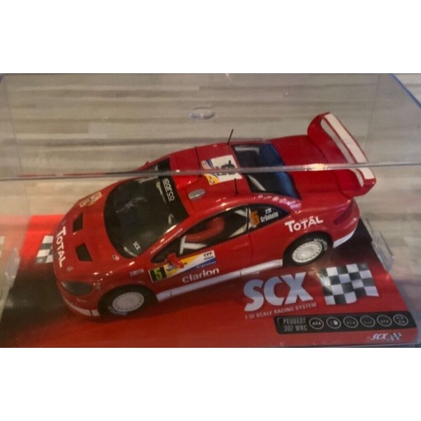 SCX 61610 PEUGOT 307 WRC SLOT CAR passer også til Scalextric. Scala 1:32 