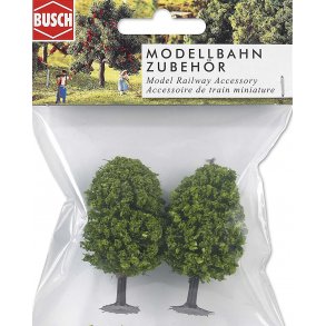 Busch N/Z 6227 birke trer 2 stk. Ca. 55 mm. Hj