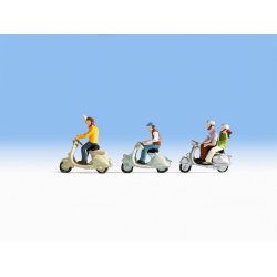 Noch HO 15910 figur st Scooter krer