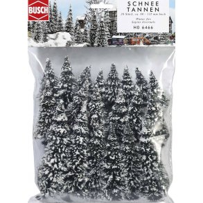 Busch H0 6466 20 stk. Vinter trer Ca. 60-135 mm hj.