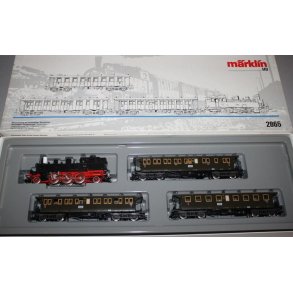 M�rklin 2865 DRG personvogn togs�t med BR 75