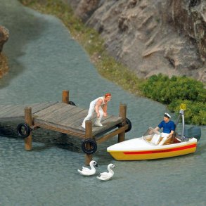 Busch HO 7718 ''livredder'' redningsbåd med chauff