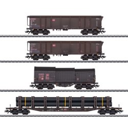 MHI model. Mrklin 46915 DB AG godsvognst Autentisk, let ldning af alle vogne, Nyhed 2025