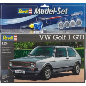 Revell 67072 model bygges�t VW Golf 1 GTI Scala 1:24 med maling+lim +pensel