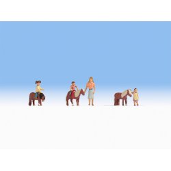 Noch HO 15635 figur st Pony ridning