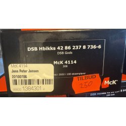 McK 4114 DSB gods lukket godsvogn HbbiKKs 42 86 237 8 736-6
