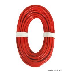 Viesmann 6897 H�jstr�mskabel 0,75 mm�, r�d, 10 m