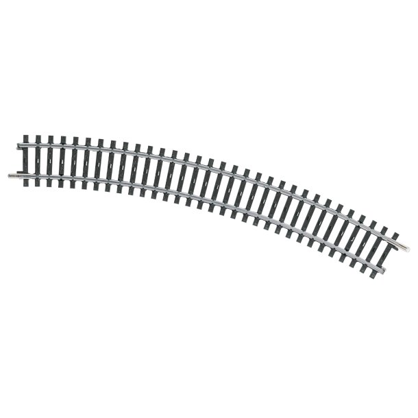 M�rklin 2231 K bue skinne 1/1 = 30�. Radius 424,6 mm.