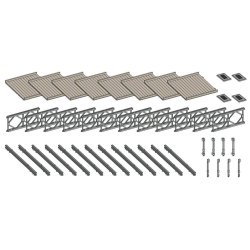 Artitec HO 1870140  Bailey bro standard bro. Lngde 30 cm og 36 cm inklusive ramper.