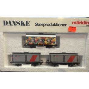 M�rklin 98442113 DSB godsvogs�t med 3 vogne