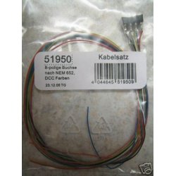 ESU 51950 kabelst 8 pol NEM 652 DCC