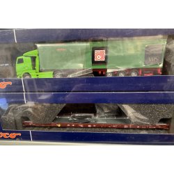Roco HO 67212 DB 8-akslet lavgulvsvogn Rulling landevej type Saadkms lastet med s�ttevogn