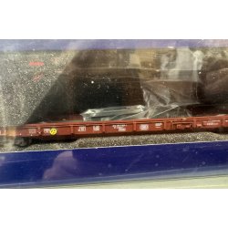 Roco HO 67212 DB 8-akslet lavgulvsvogn Rulling landevej type Saadkms lastet med s�ttevogn