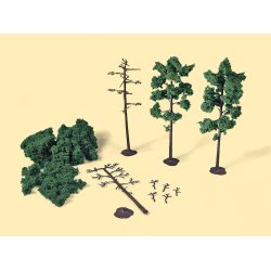 Auhagen HO 71941 Fyrstammer med lvmateriale ca 13 cm hj 12 stk.