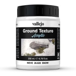 Vallejo 726820 Snespor, 200 ml. For at vise snespor p kretjer, bygninger og andre objekter.