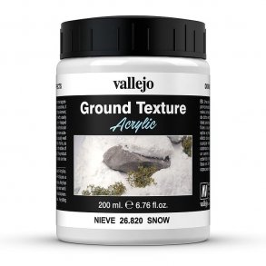 Vallejo 726820 Snespor, 200 ml. For at vise snespor p kretjer, bygninger og andre objekter.