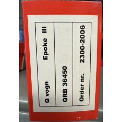 Hobbytrade 2300-2006 DSB patineret godsvogn Litra Qrb 36450 