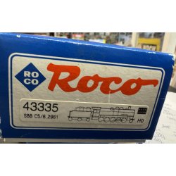Roco HO 43335 SBB damplok C5/6 Elephant til analog j�vnstr�m drift