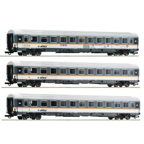 Roco HO 74018 L�nderbahn GmbH. Personvogns�t 1-2 kl. Eurofima Alex. 