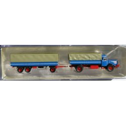 Brekina HO 74509 BSSING 8000 S lastvogn med anhnger som ny i original emballage