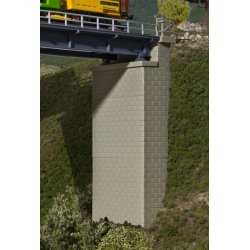 Kibri HO 39750 brohoveder, 2 stykker h&oslash;jdejusterba