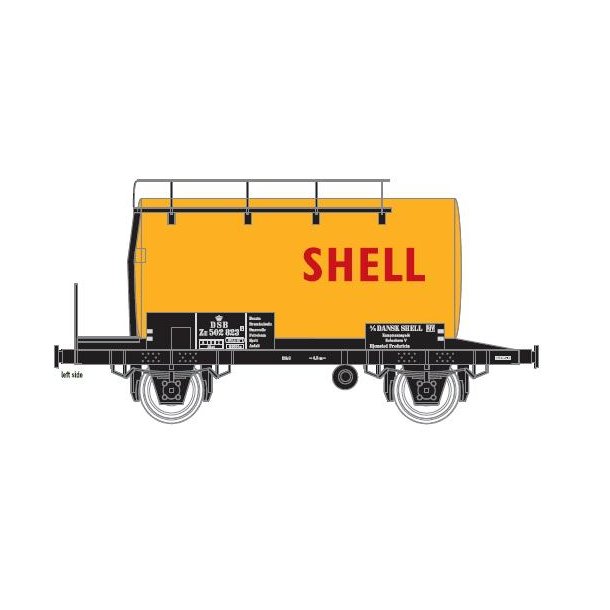 Piko HO 96068 DSB tankvogn ''shell'' litra ZE