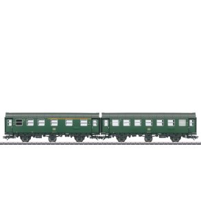 M�rklin 43175 DB Ombygningsvogn 1./2. klasse AB3yge og 2. klasse B3yge. Nyhed 2023/24