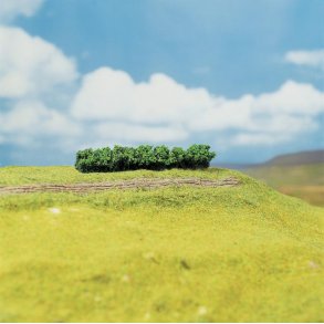 Faller HO/N 181356 h�kke 4 stk m�rkegr�n