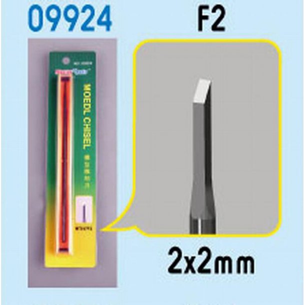 Trumpeter 759924 Vrktj, F2 flad mejsel 2 x 2 mm