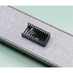 Auhagen HO 11376 Perron lngde ialt570 x 60 x 63 mm. Byggest