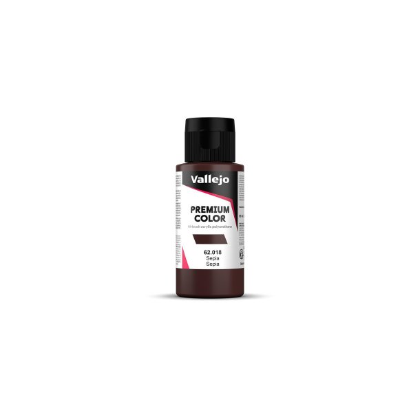 Vallejo Farver 62018 Sepia sort, mat, 60 ml
