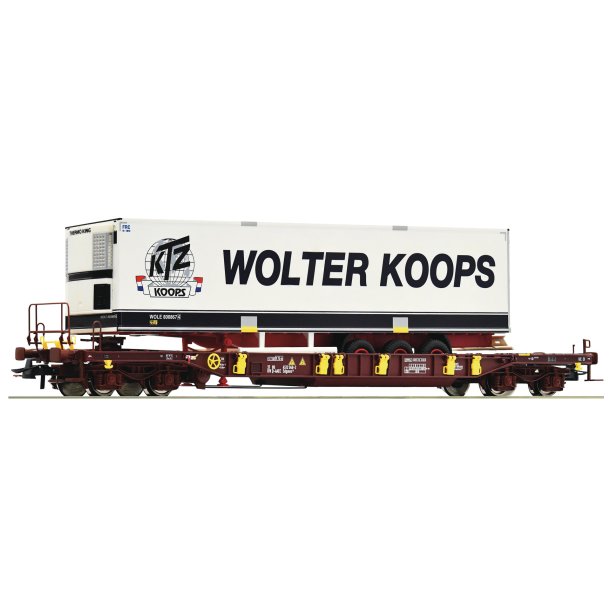 Roco HO 76224 AAE Lommevogn T3 med trailer fra transportfirmaet Wolter Koops