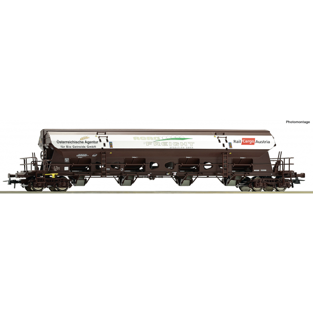 Roco HO 76413 PRIVAT svingstags godsvogn Agro Freight" Rail Cargo Austria