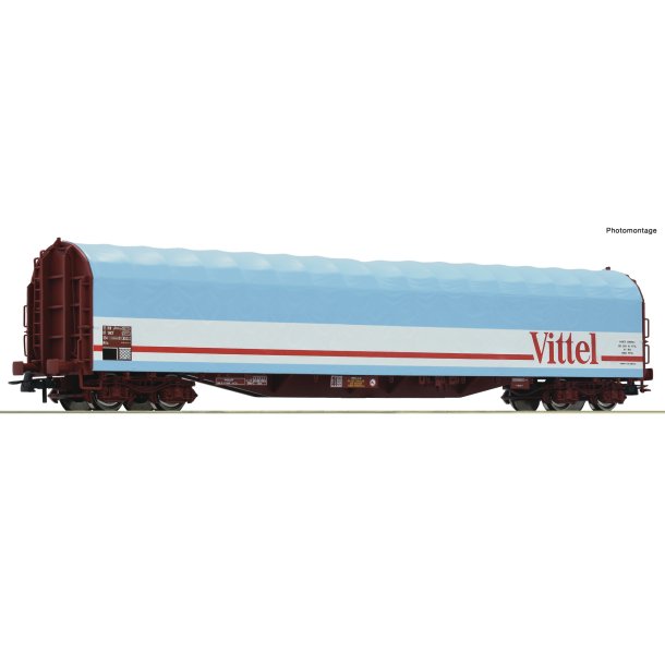 Roco HO 76453 SNCF Glidende presenningsvogn "Vittel" type Rils