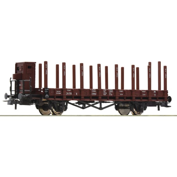 Roco HO 76869 DRG stolpevogn med bremsehus med beladning