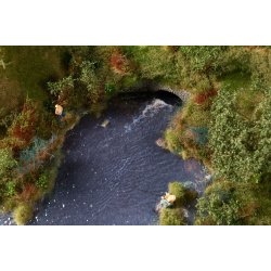 Auhagen alle str. 76965 Flodlb med vandoverflade 3 stk. hver 70 x 50 cm, total lngde 200 cm. Nyhed