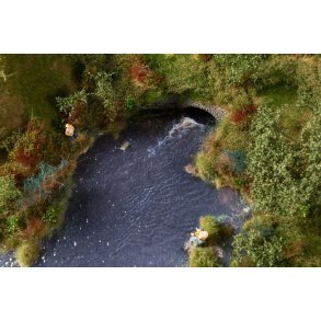 Auhagen alle str. 76965 Flodlb med vandoverflade 3 stk. hver 70 x 50 cm, total lngde 200 cm. Nyhed